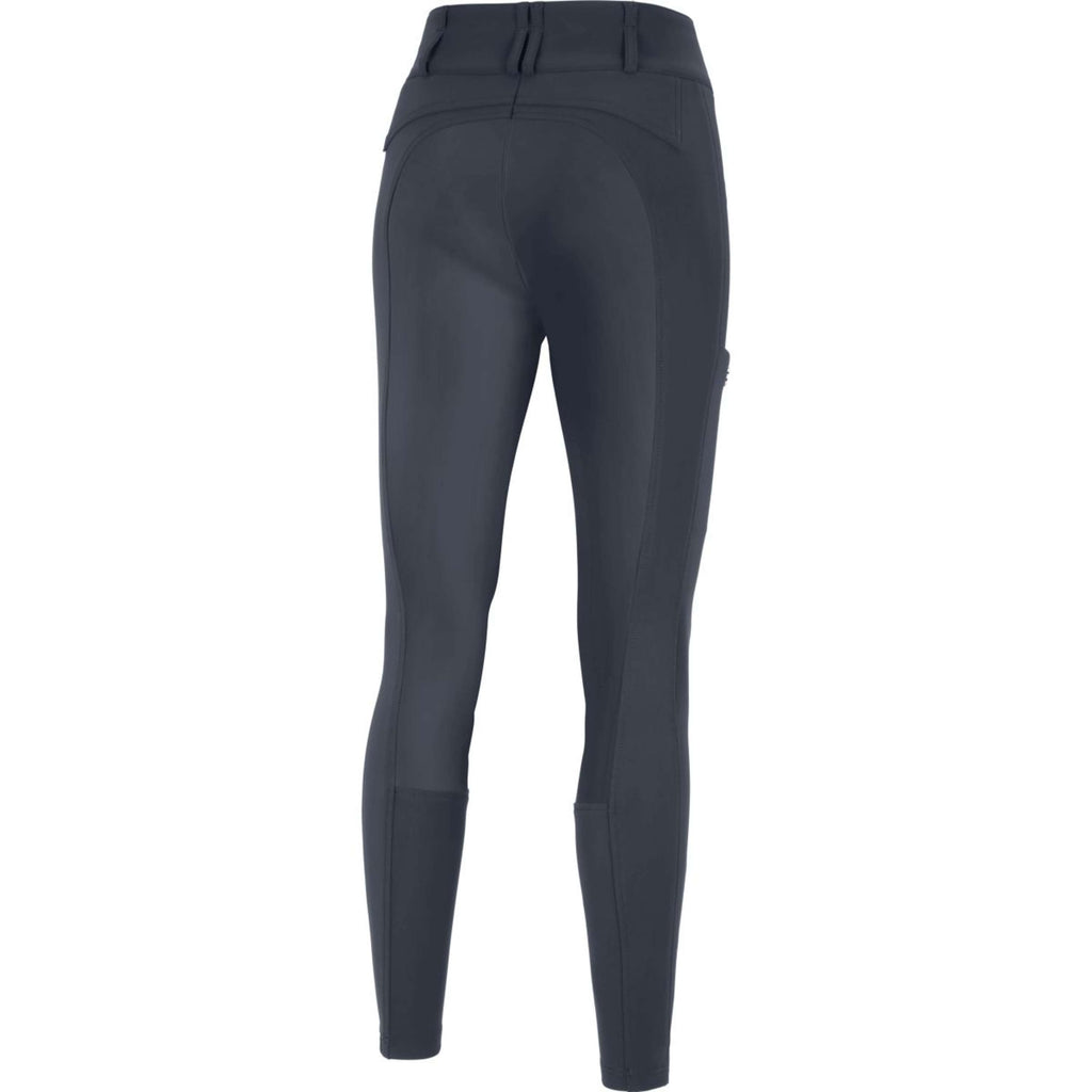 Pikeur Pantalones New Candela Asiento de Cuero Dark Shadow