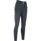 Pikeur Pantalones New Candela Asiento de Cuero Dark Shadow