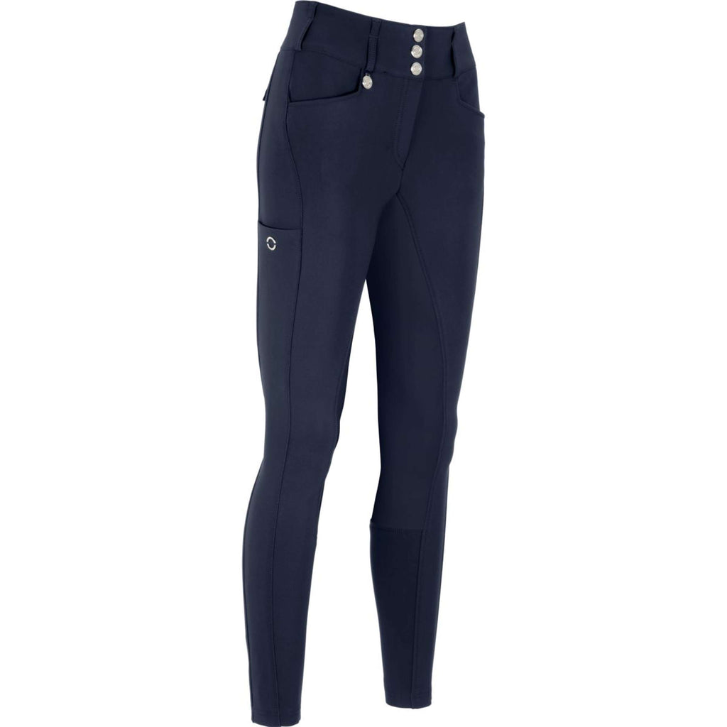 Pikeur Pantalones New Candela Asiento de Cuero Night Blue