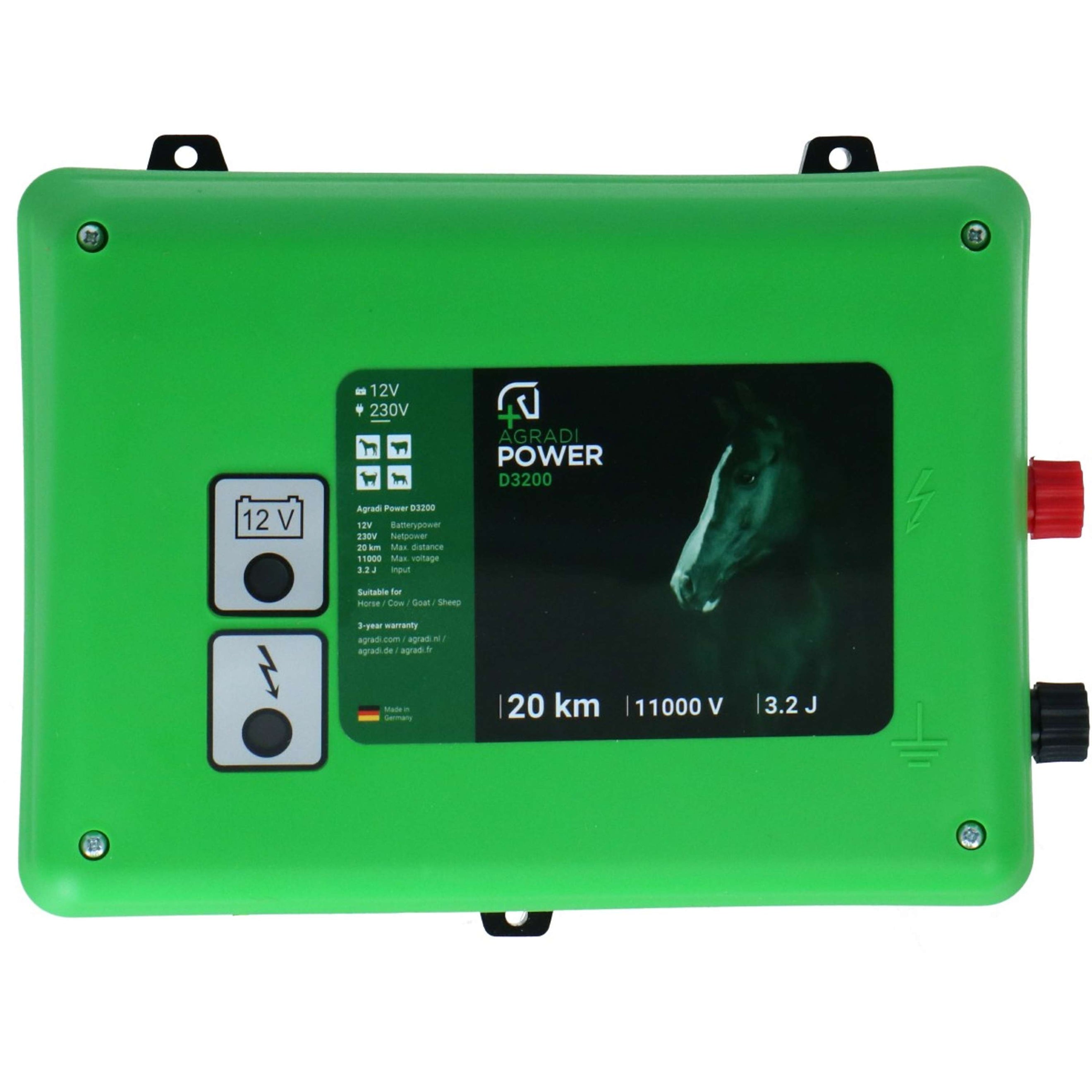 Agradi Power Dispositivo de cerca eléctrica Agradi Power D3200 0,17 Joule