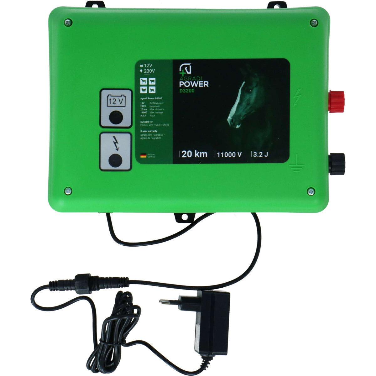 Agradi Power Dispositivo de cerca eléctrica Agradi Power D3200 0,17 Joule