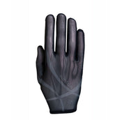 Roeckl Guantes de Equitación Laila Suntan Negro/Rojo