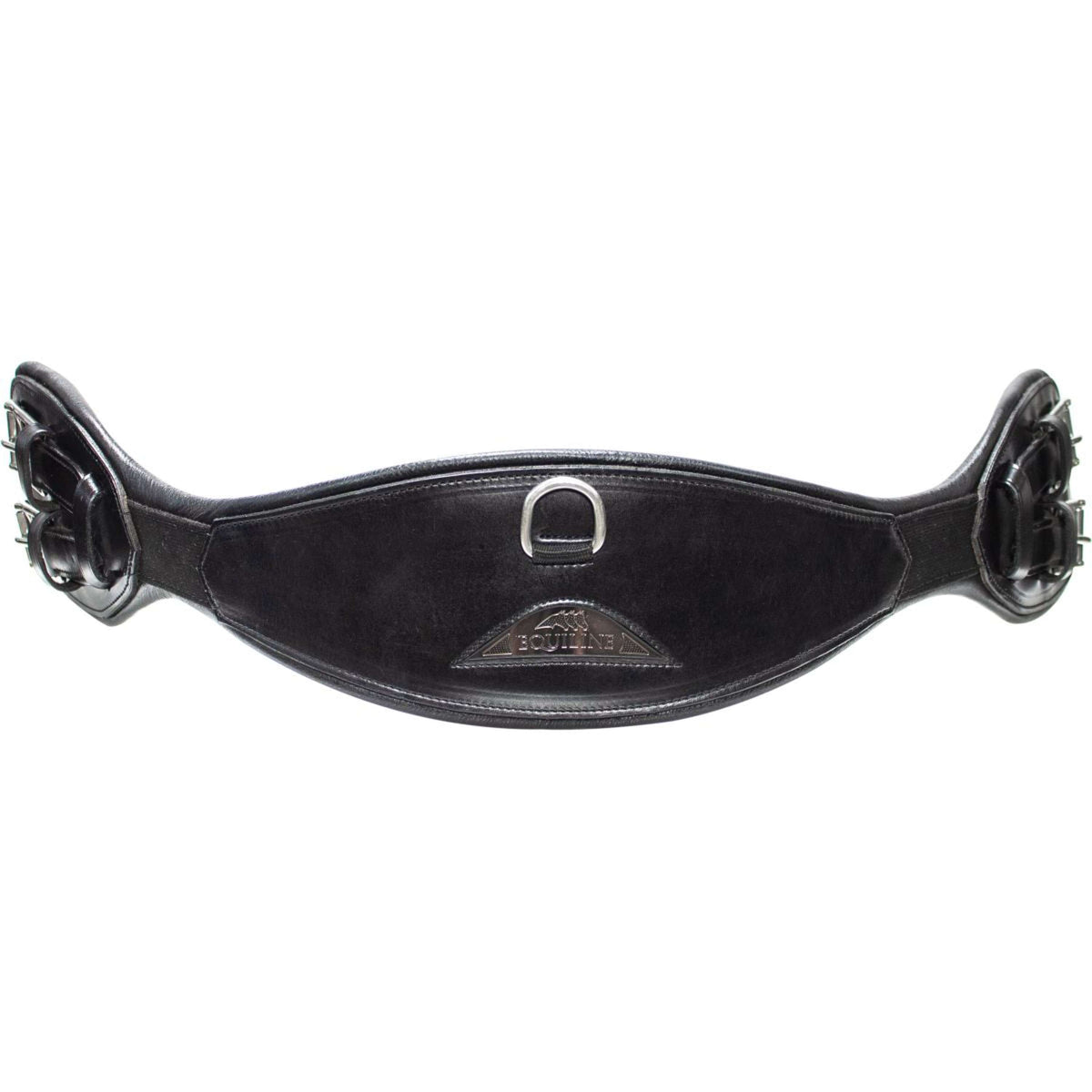 Equiline Cincha de doma Anatómico con Elástico Negro