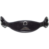 Equiline Cincha de doma Anatómico con Elástico Negro