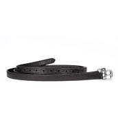 Equiline Correas de estribo Cuero 1 Par Negro