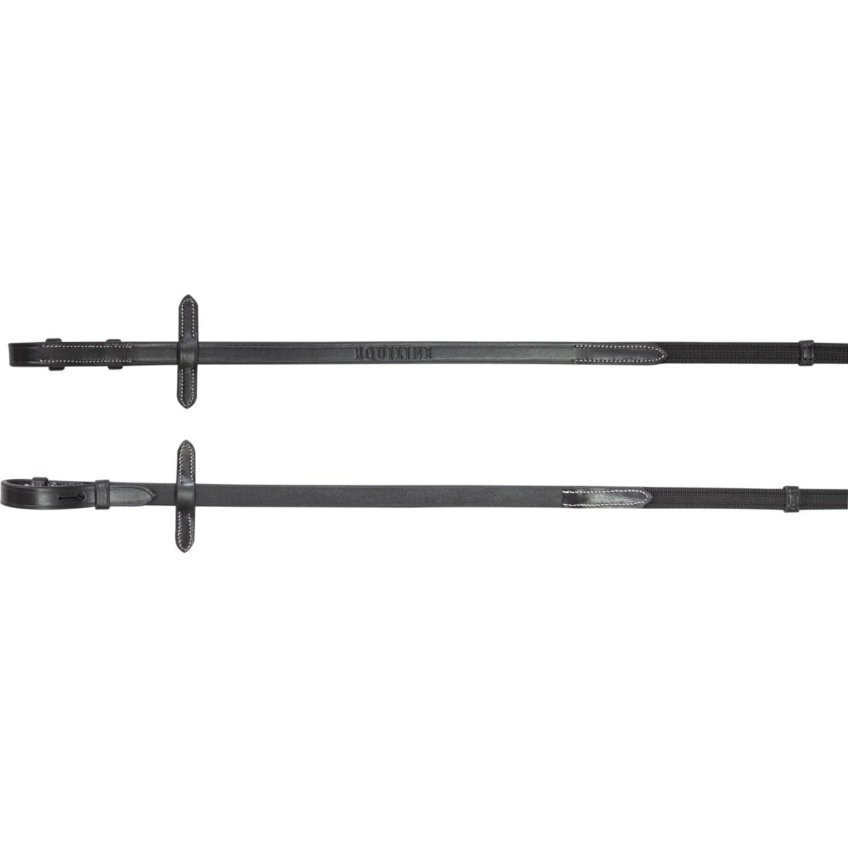 Equiline Riendas Antideslizante Negro