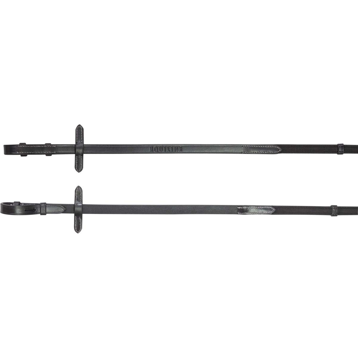 Equiline Riendas Antideslizante Negro