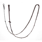Equiline Riendas Antideslizante Marron
