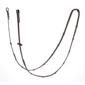 Equiline Riendas Antideslizante Marron