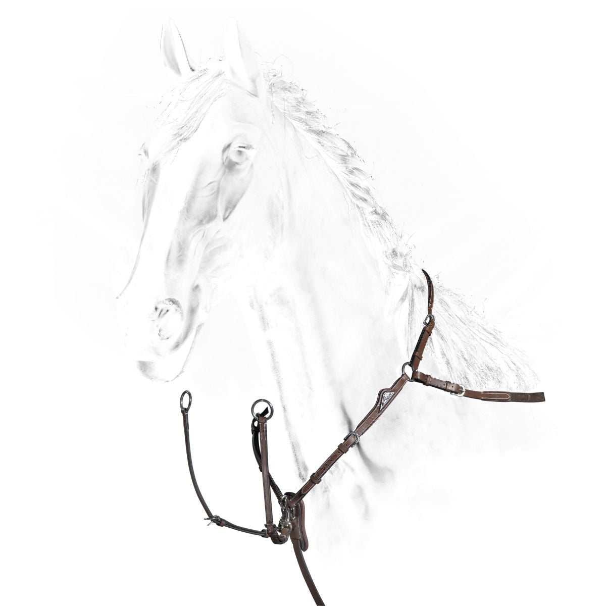 Equiline Arnés de Pecho Marron