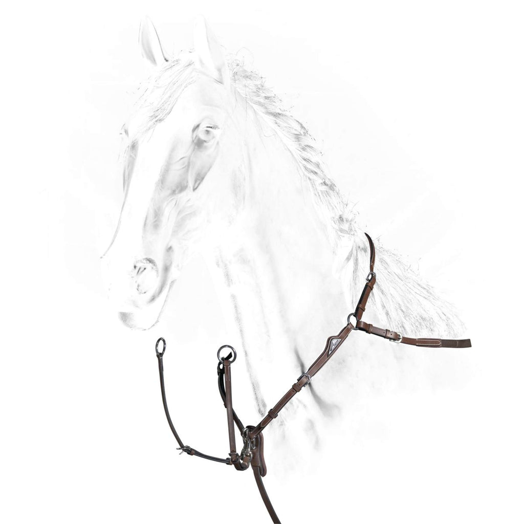 Equiline Arnés de Pecho Marron