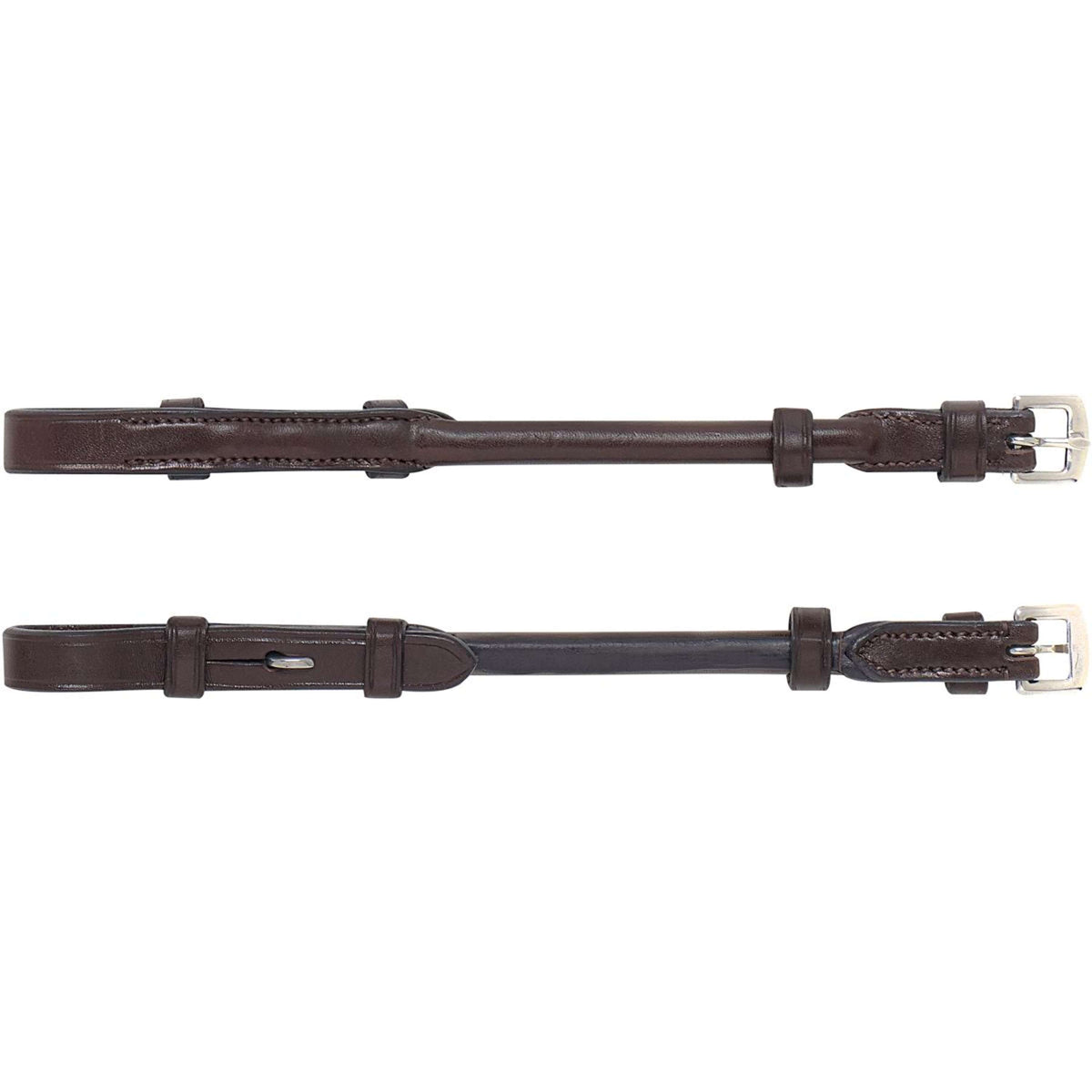 Equiline Piezas de Carrillera Conjunto Redondeado de 2 Marron