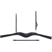 Equiline Pieza de Cabeza Light Anatómico 3 Tie Negro