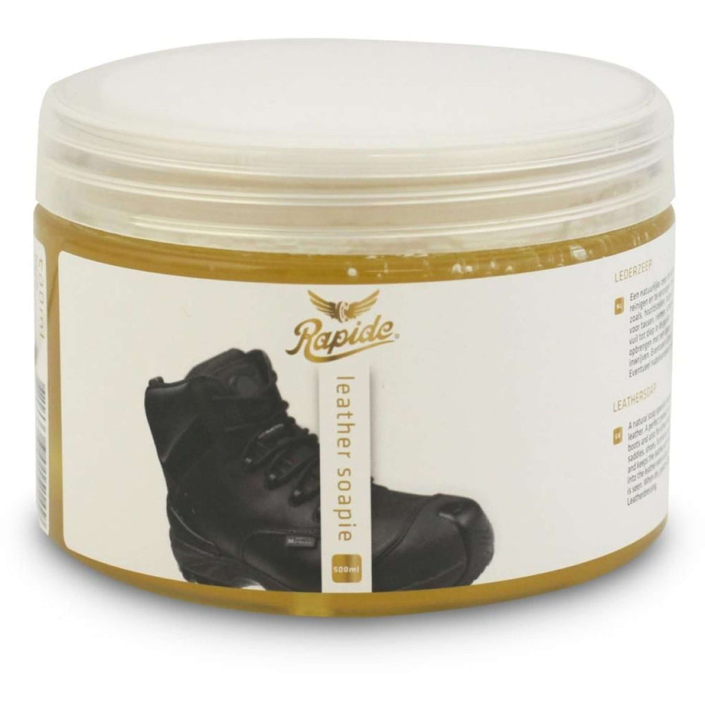 Rapide Jabón para Silla de Montar Leather Soapie con Esponja Blanco