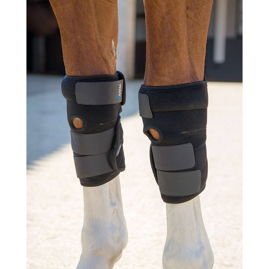 Arma by Shires Botas para tendones Hot/cold Negro