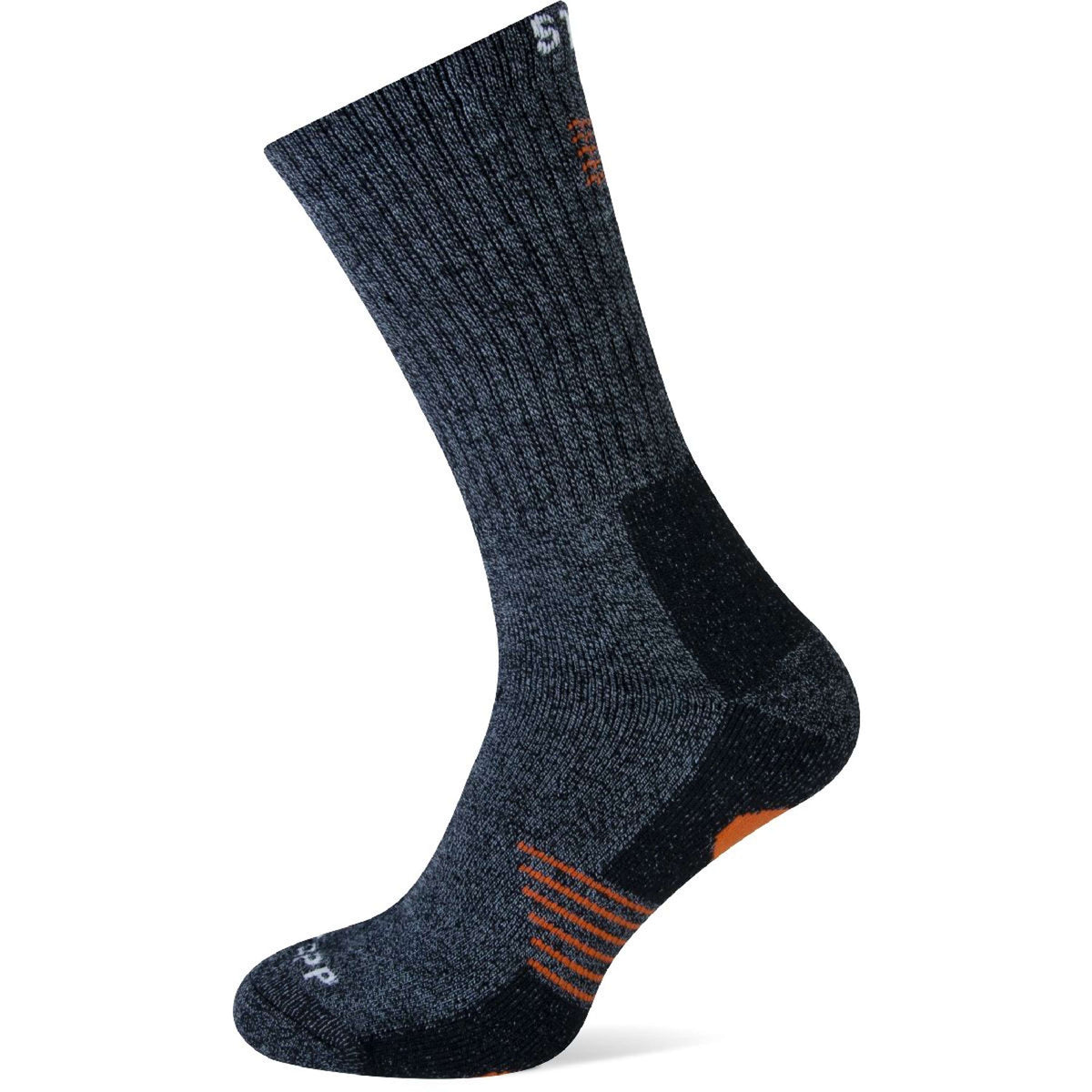 Stapp Techno Calcetines Bamboo Gris<>Naranja