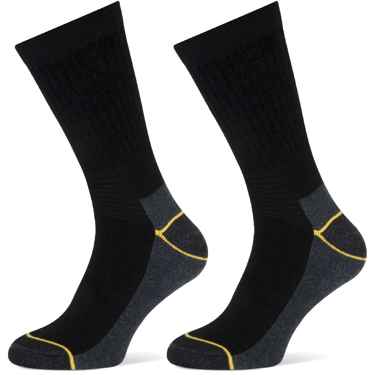 Stapp Yellow Calcetines Worker 2 Paquetes Negro