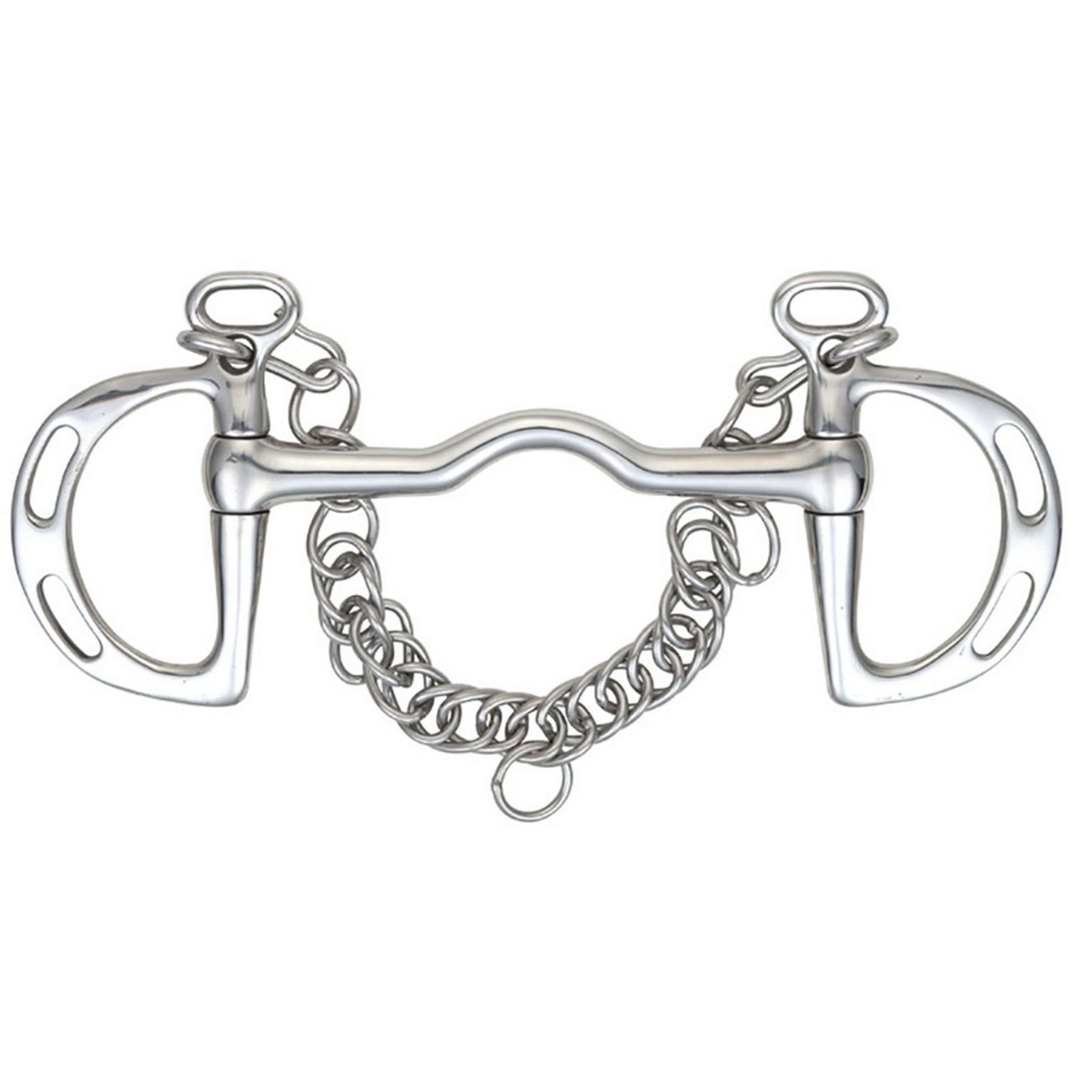 Shires Bocado Kimblewick con Libertad de Lengua Acero inoxidable