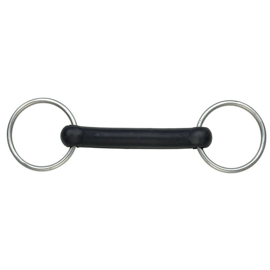 Shires Bocado de Goma Flexible Negro