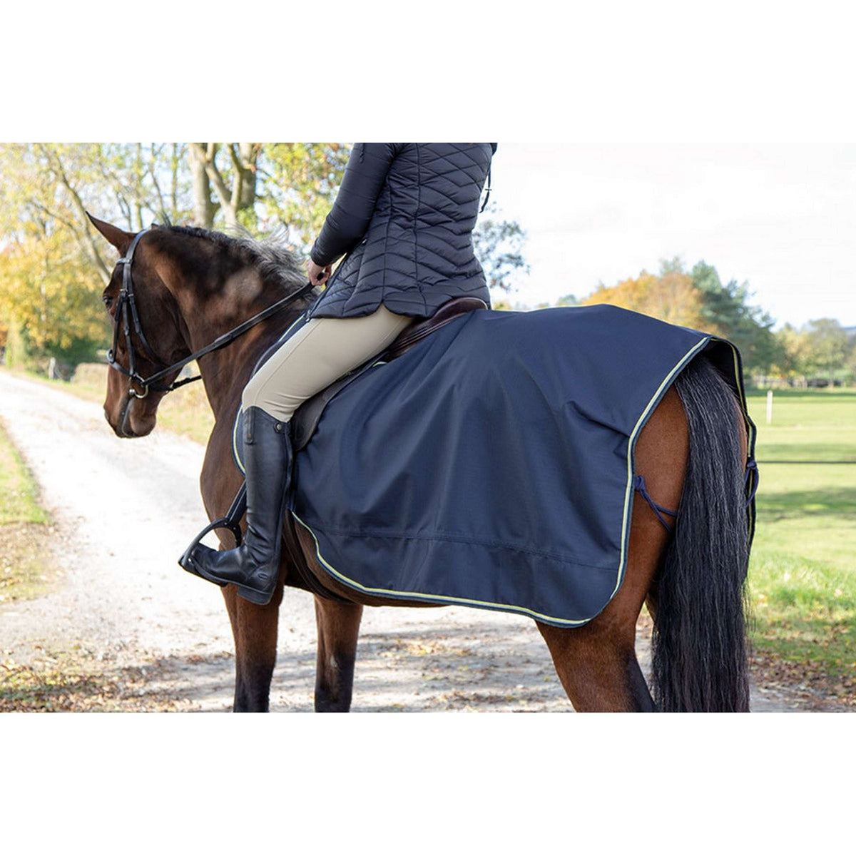 Tempest Original by Shires Manta de ejercicio Exercize Resistente al agua Marino