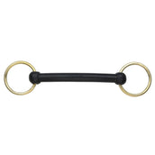 Shires Bocado Caucho Negro