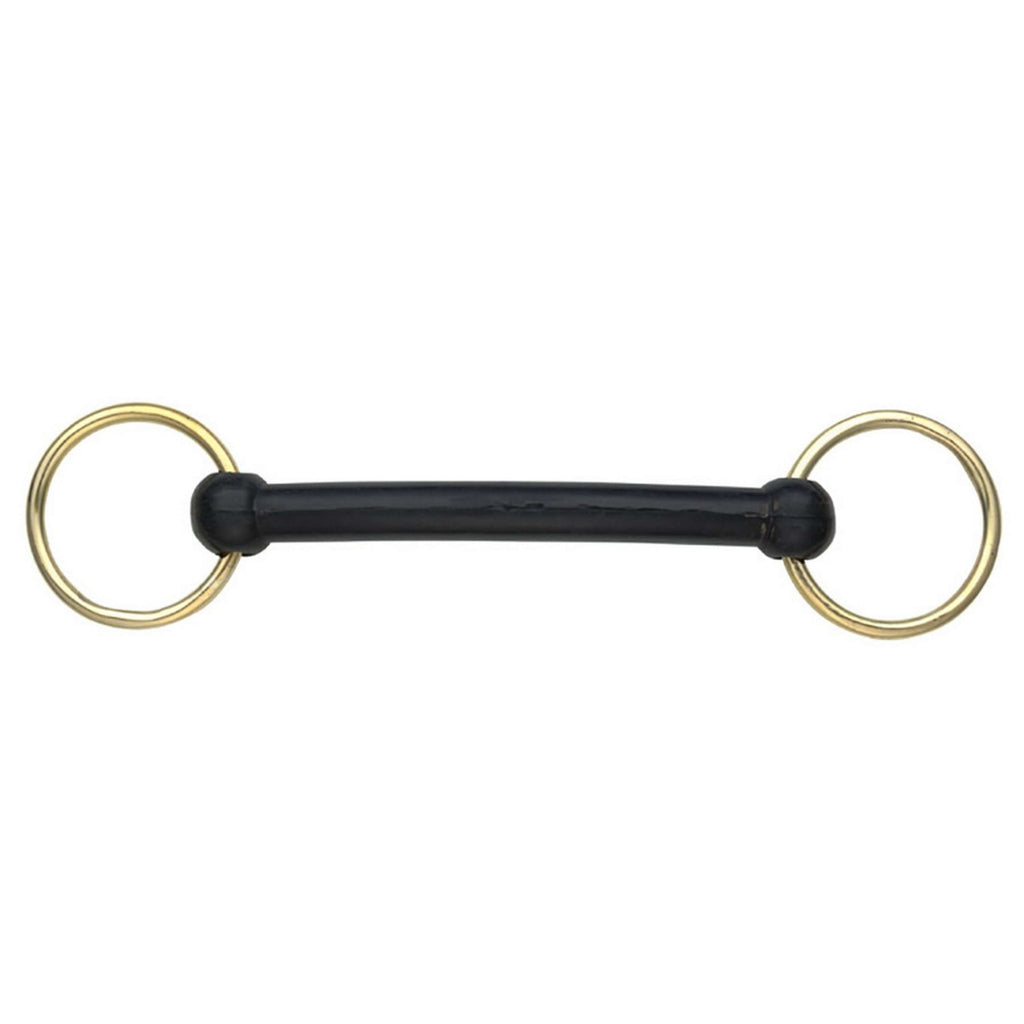 Shires Bocado Caucho Negro
