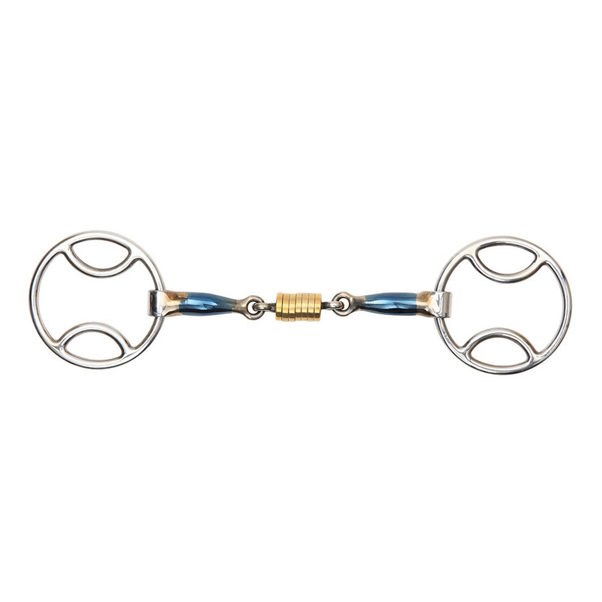 Shires Sweet Iron Bevel con Hebilla de Rodillo Azul Dulce Hierro