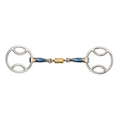 Shires Sweet Iron Bevel con Hebilla de Rodillo Azul Dulce Hierro