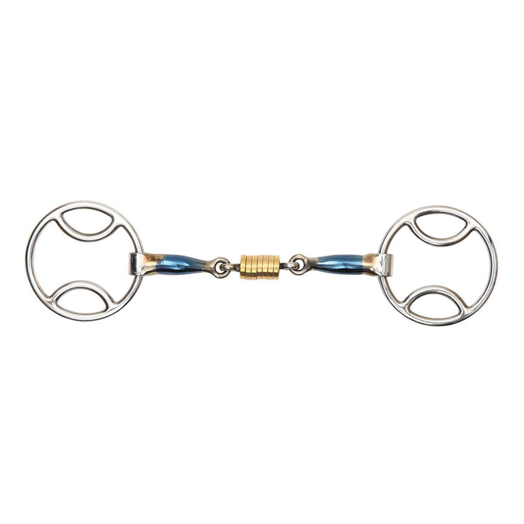 Shires Sweet Iron Bevel con Hebilla de Rodillo Azul Dulce Hierro