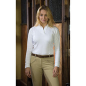 Shires Camisa de Caza y Torneos Señoras Blanco
