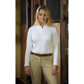 Shires Camisa de Caza y Torneos Señoras Blanco