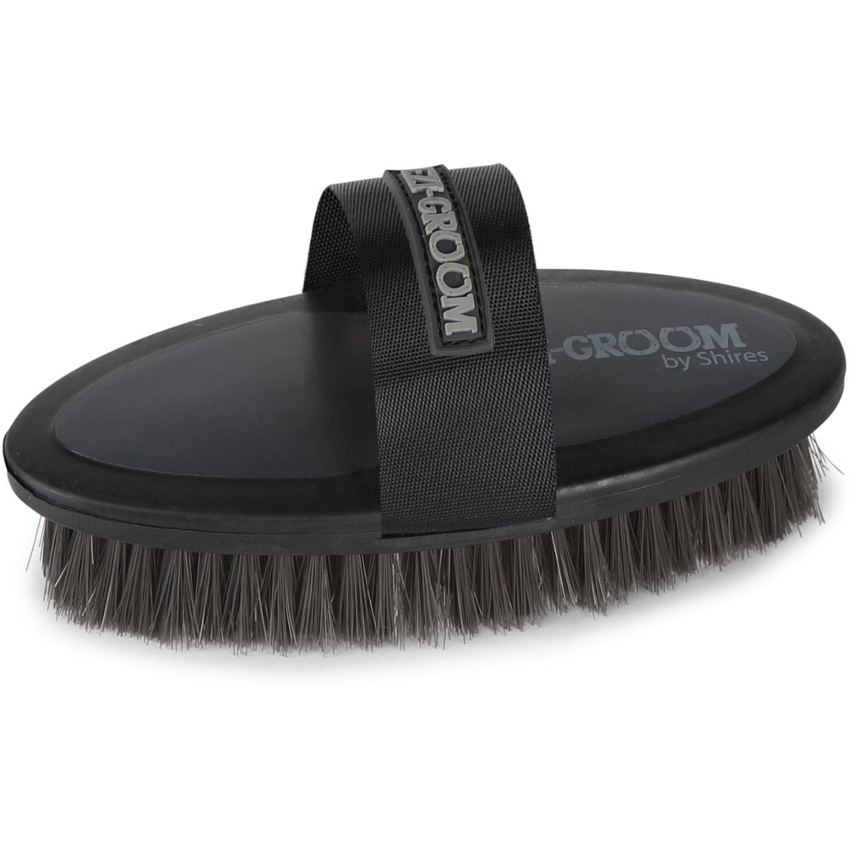 Ezi-groom by Shires Cepillo Suave Grip Negro