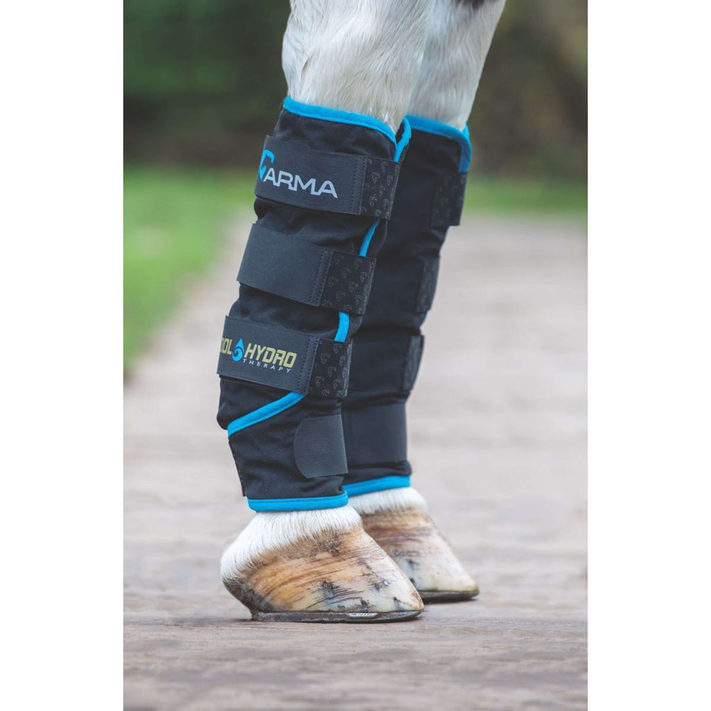 Arma by Shires Protectores de piernas Cool Hydro Therapy Negro