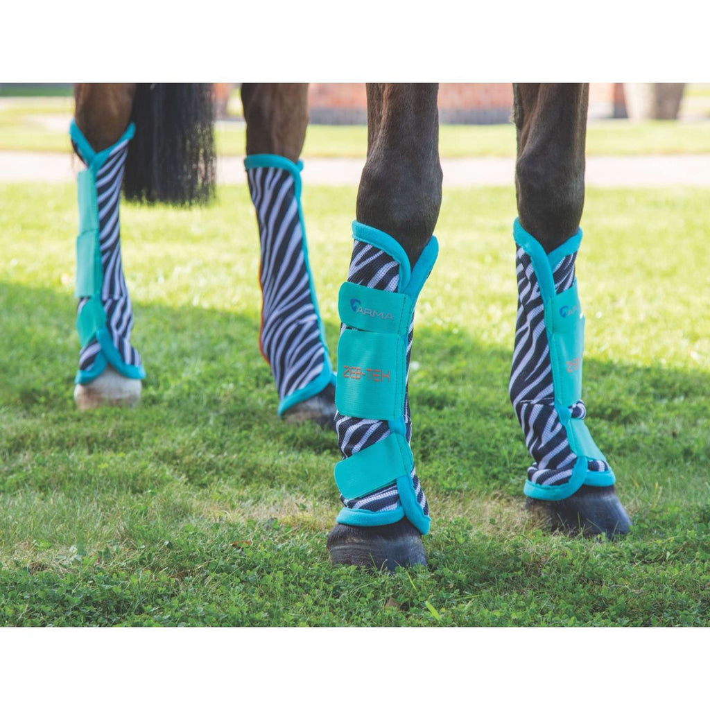 Arma by Shires Protectores de patas para moscas ZEB-TEK Fly Zebra