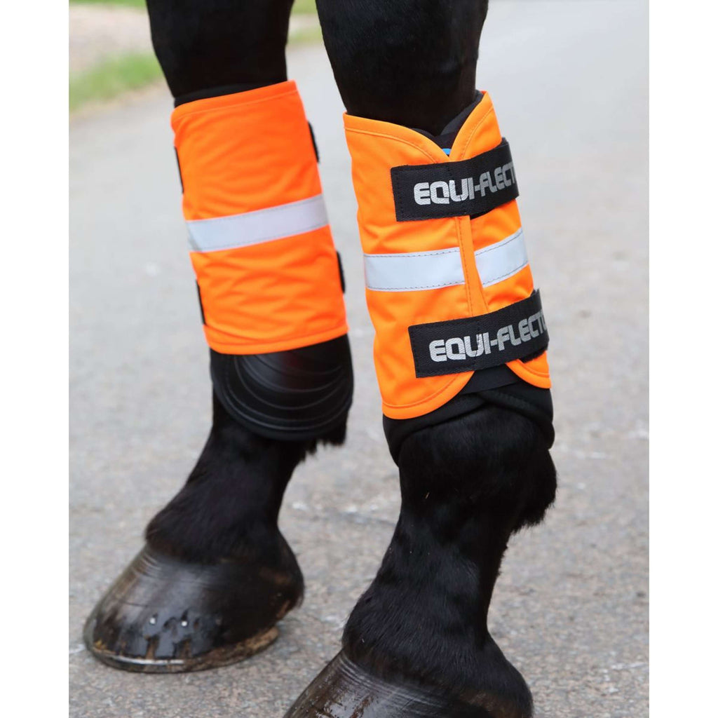 Equi-Flector by Shires Banda para brazo/pierna Reflectante Naranja