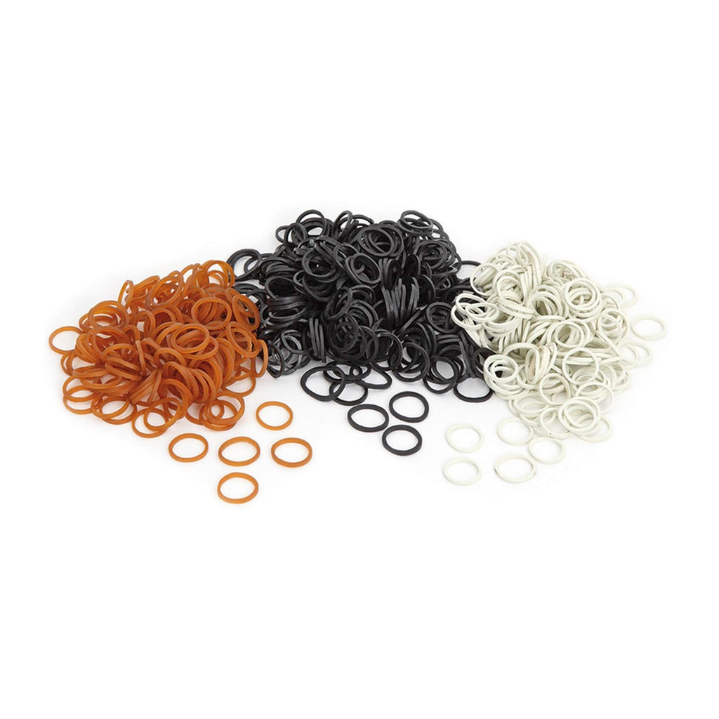 Shires Bandas Elásticas 500 piezas Marron