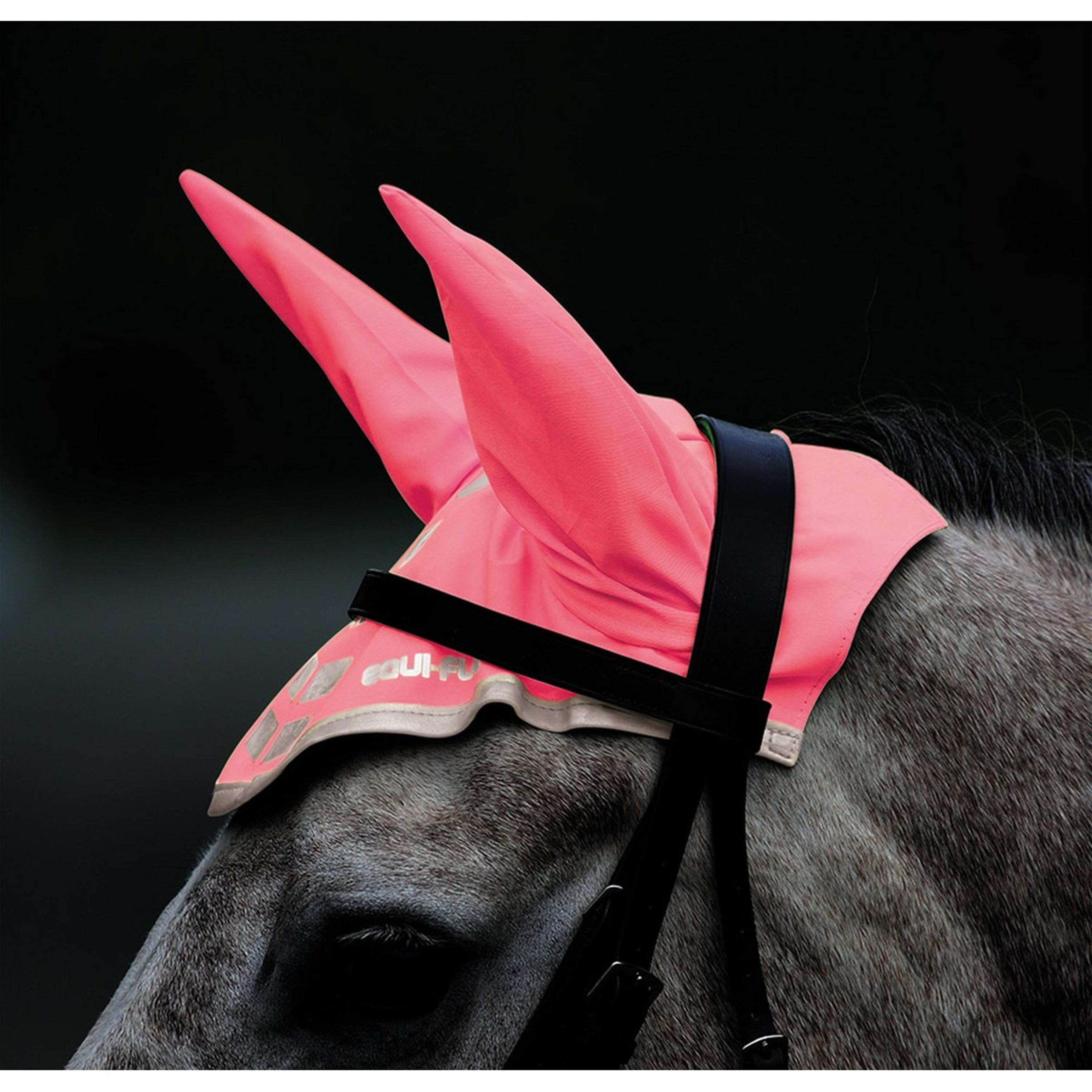 Equi-Flector by Shires Bonete para Orejas Reflectante Fluor Roze