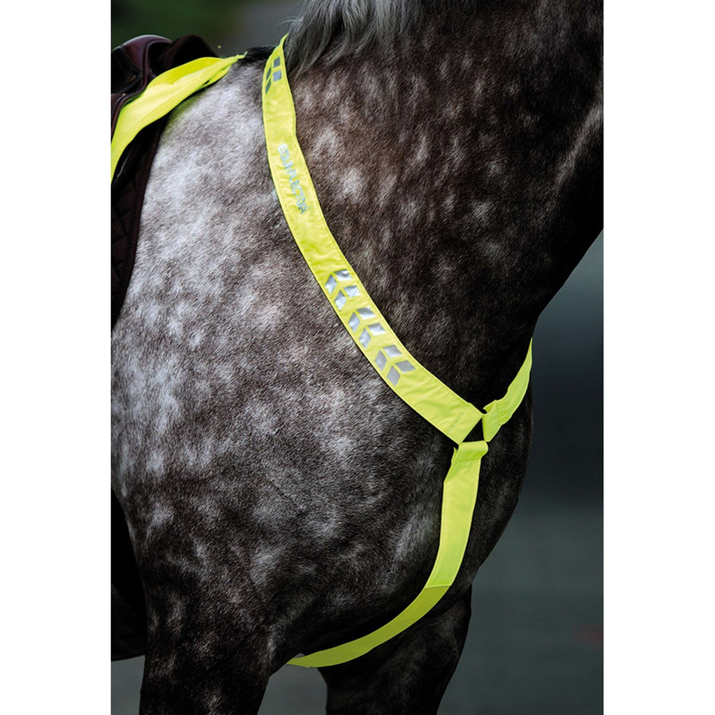 Equi-Flector by Shires Bonete para Orejas Reflectante Amarillo Fluor