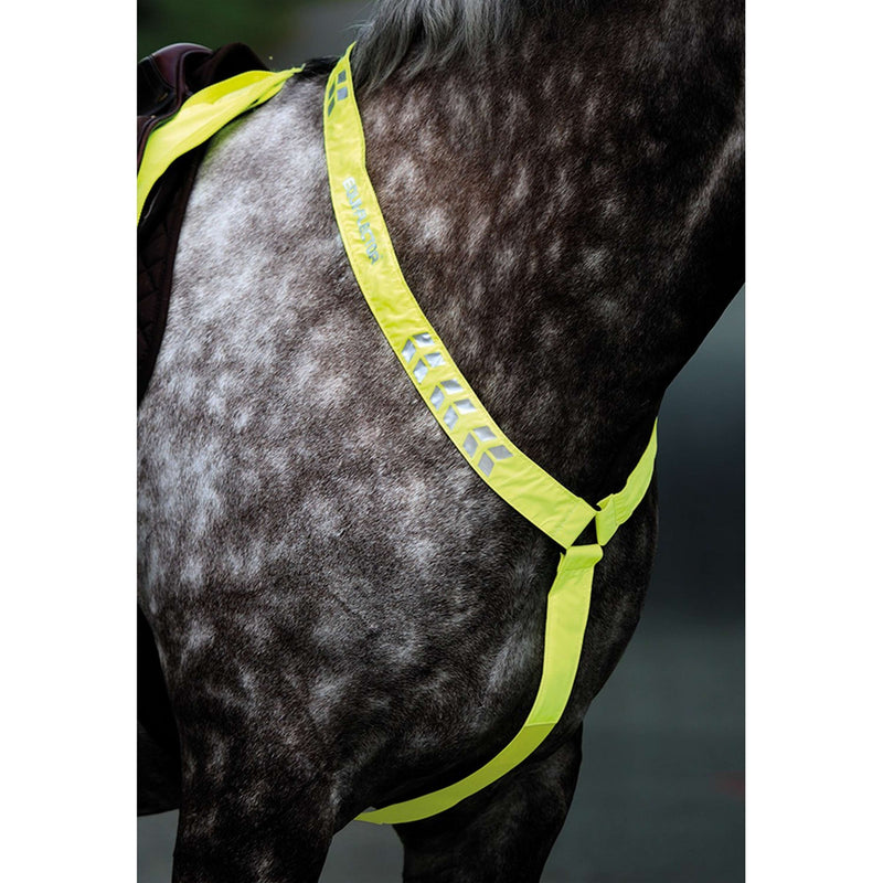 Equi-Flector by Shires Bonete para Orejas Reflectante Amarillo Fluor