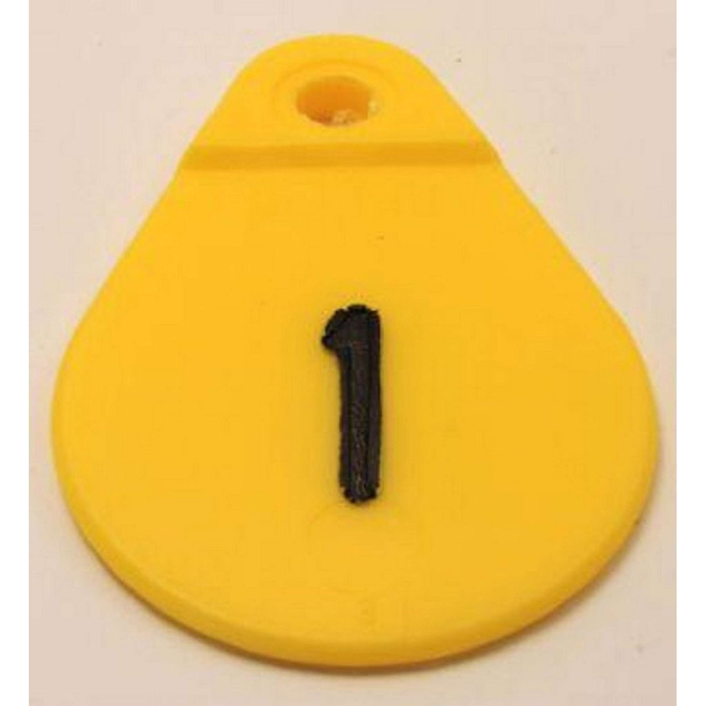 Armosa Placa de Identificación de Cuello jan-25 Amarillo