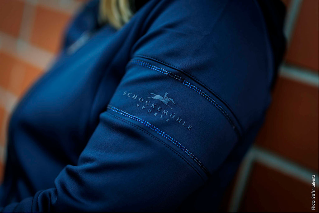 Schockemöhle Sudadera con capucha y cremallera SPSophie Azul Marino Oscuro