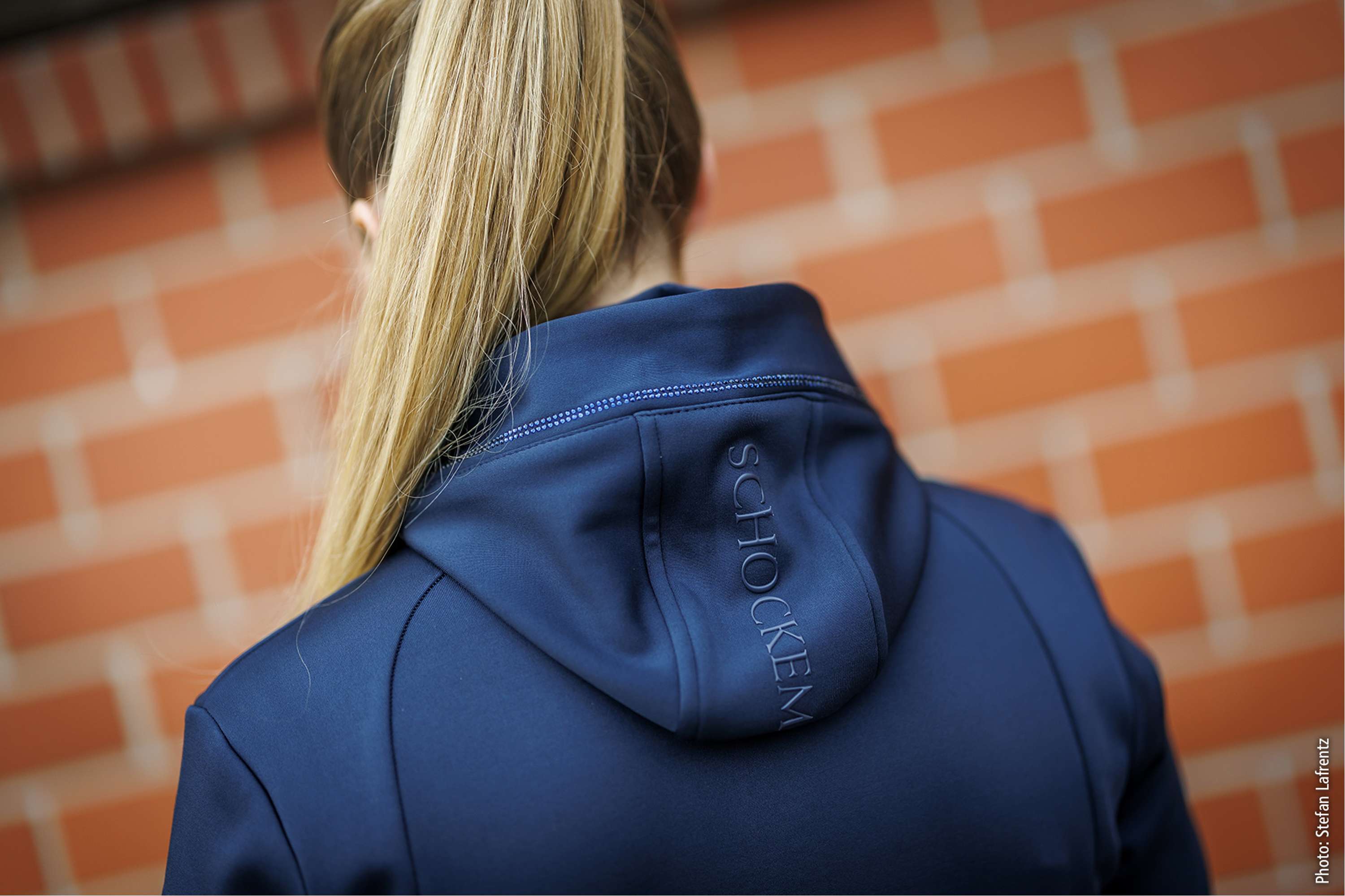 Schockemöhle Sudadera con capucha y cremallera SPSophie Azul Marino Oscuro