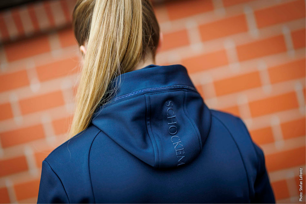 Schockemöhle Sudadera con capucha y cremallera SPSophie Azul Marino Oscuro