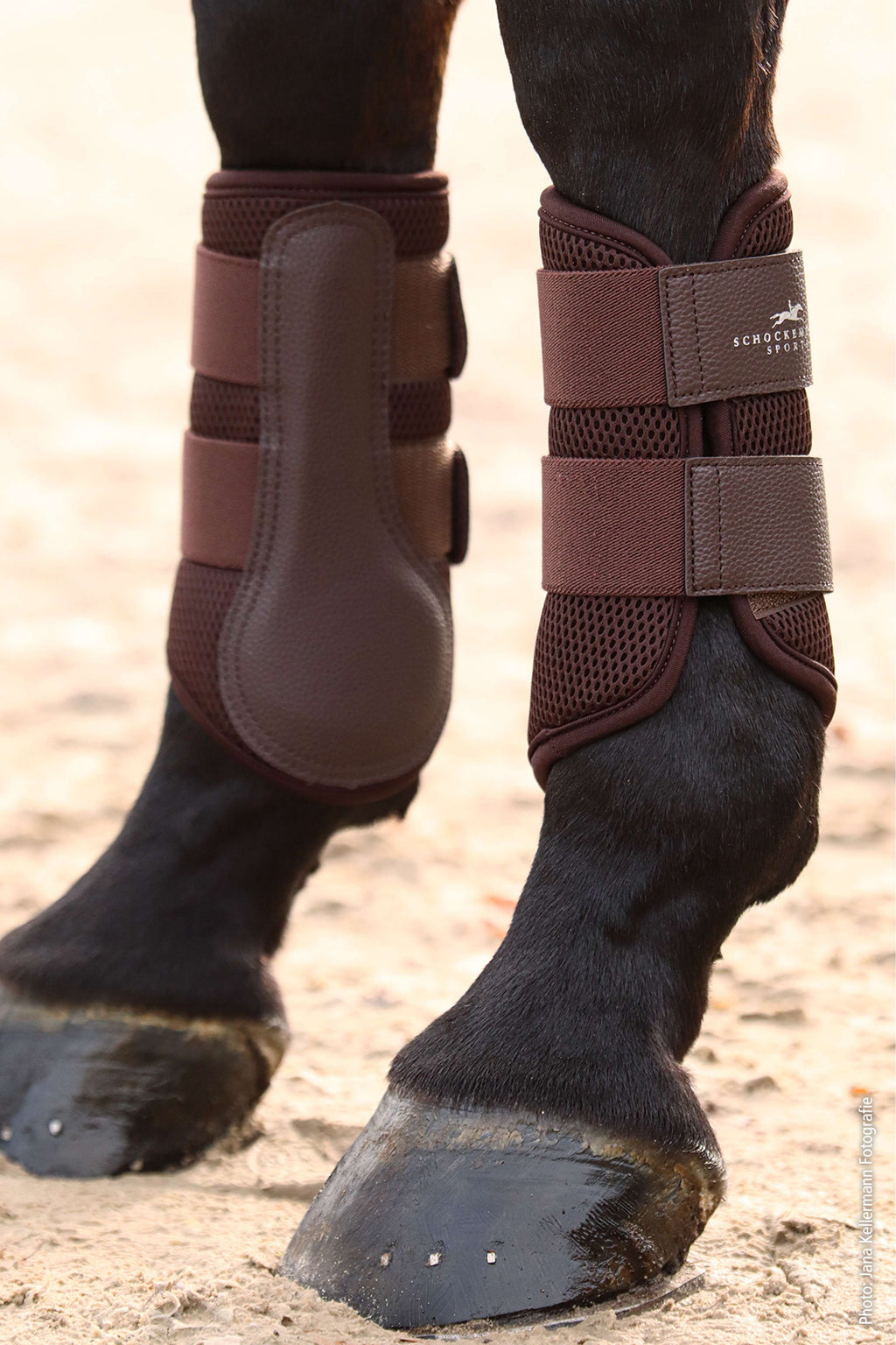 Schockemöhle Protectores de piernas Mesh Guards Mocca
