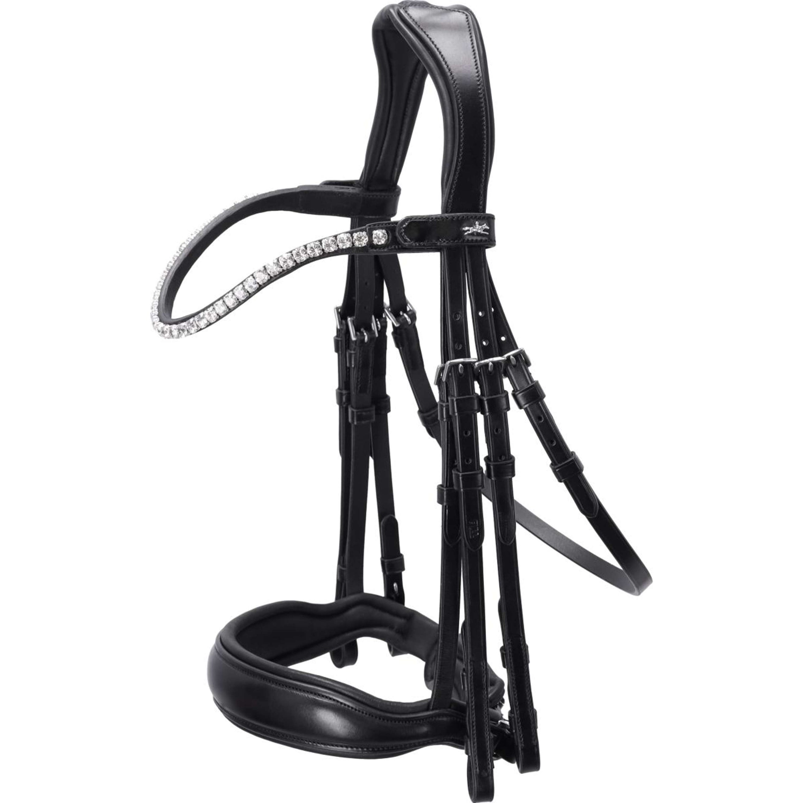 Schockemöhle Brida Doble Milazzo Negro/Plata