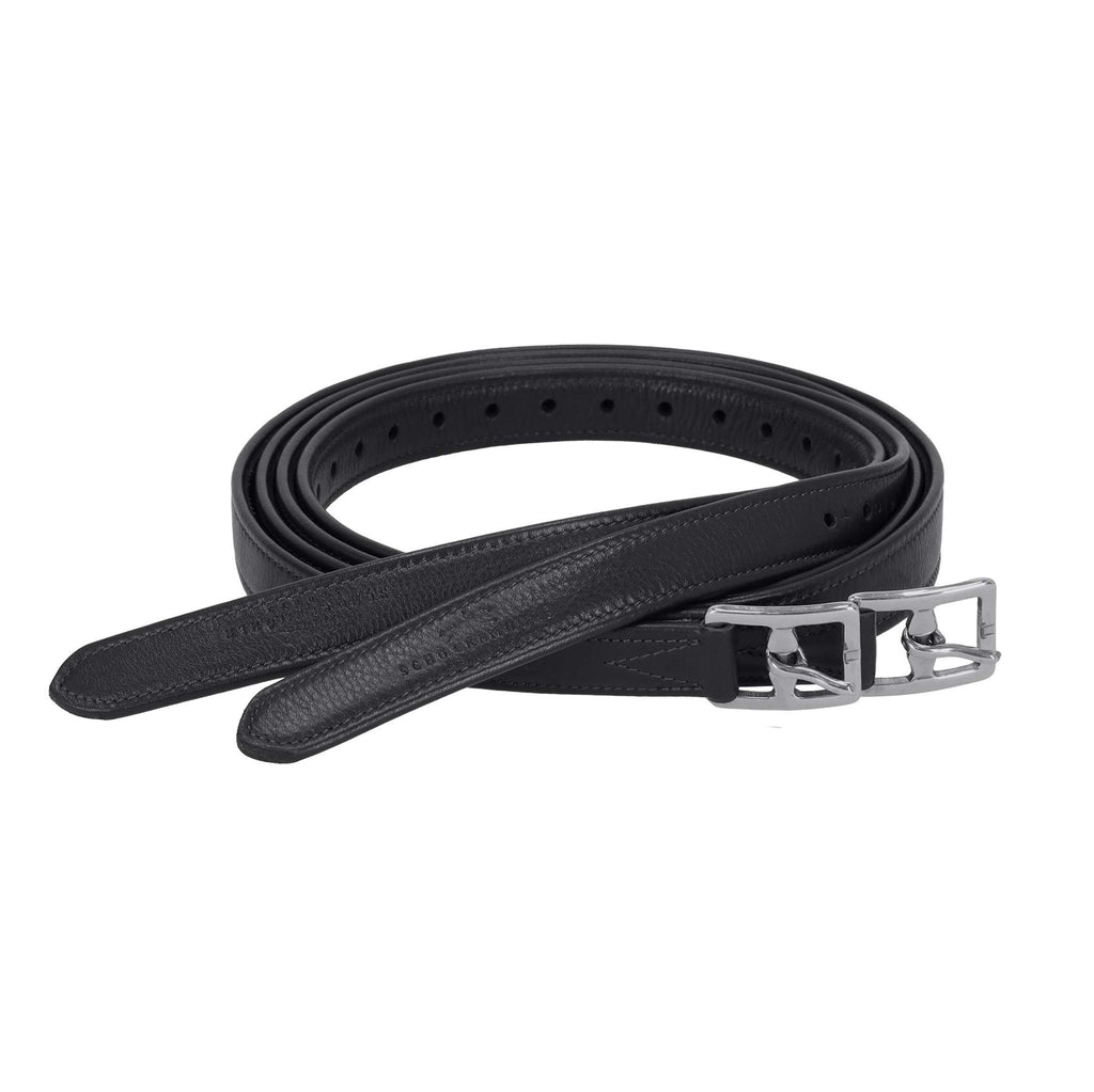 Schockemöhle Correas de estribo Colorado Soft Negro/Plata