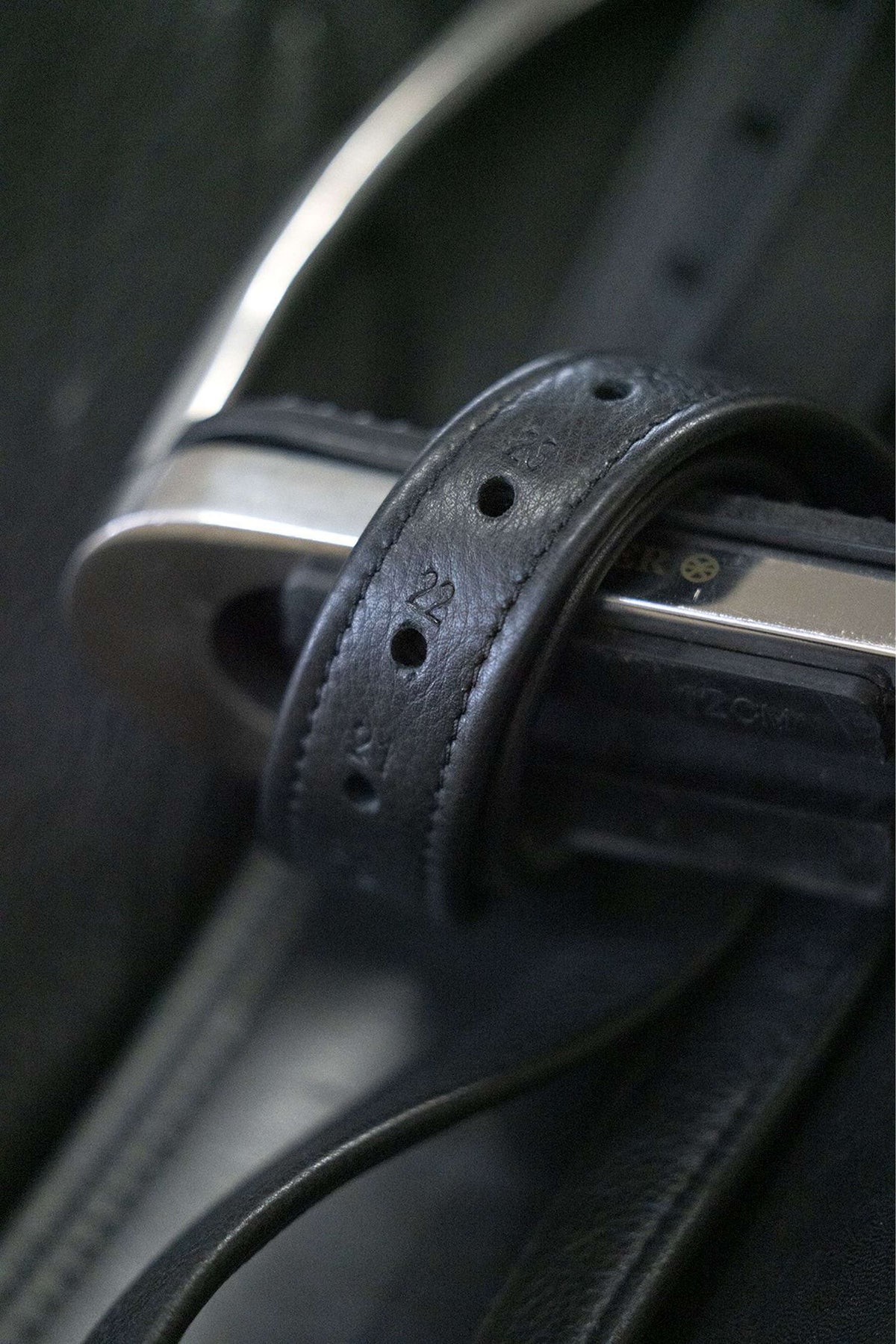 Schockemöhle Correas de estribo Colorado Soft Negro/Plata