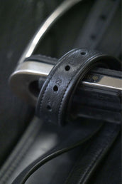 Schockemöhle Correas de estribo Colorado Soft Negro/Plata