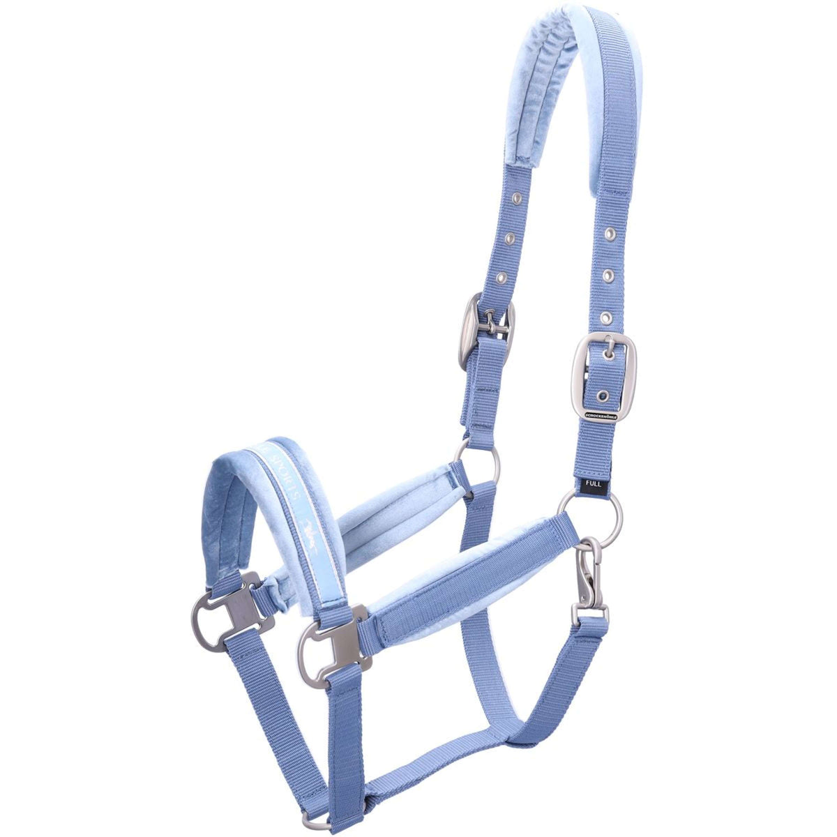 Schockemöhle Cabezada SP Soft Velvet Style Azul lechoso