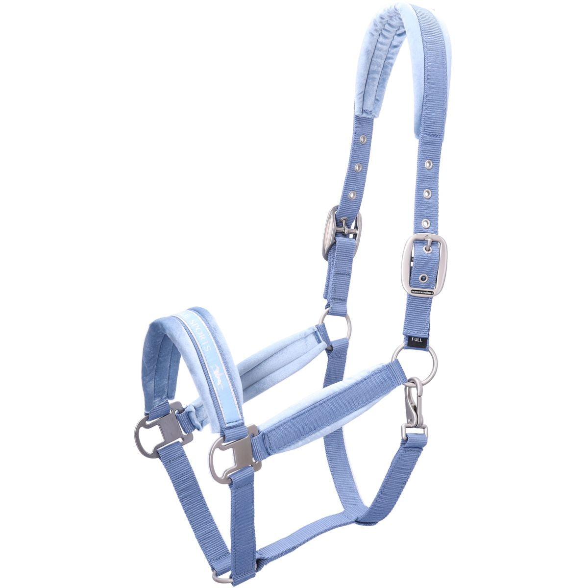 Schockemöhle Cabezada SP Soft Velvet Style Azul lechoso